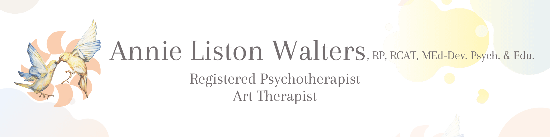 Annie Liston Walters, RP, RCAT, MEd